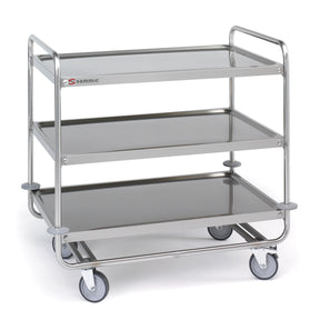 Sammic Extra strong transport trolley (3 shelves) - 1000 x 600 mm - CSR-310