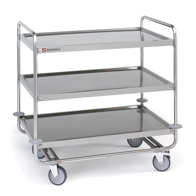 Sammic Extra strong transport trolley (3 shelves) - 1000 x 600 mm - CSR-310