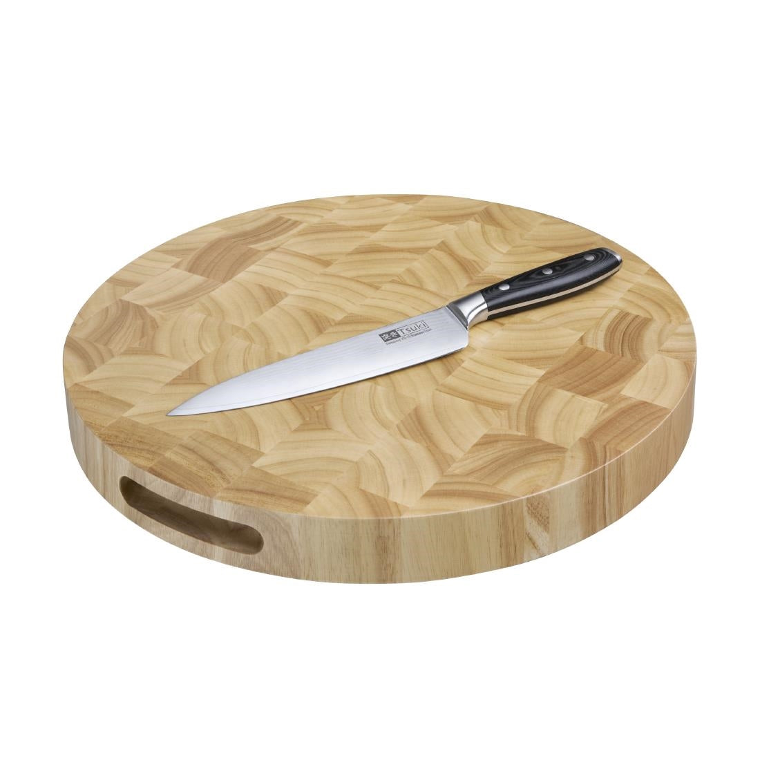 C488 Vogue Round Wooden Chopping Board