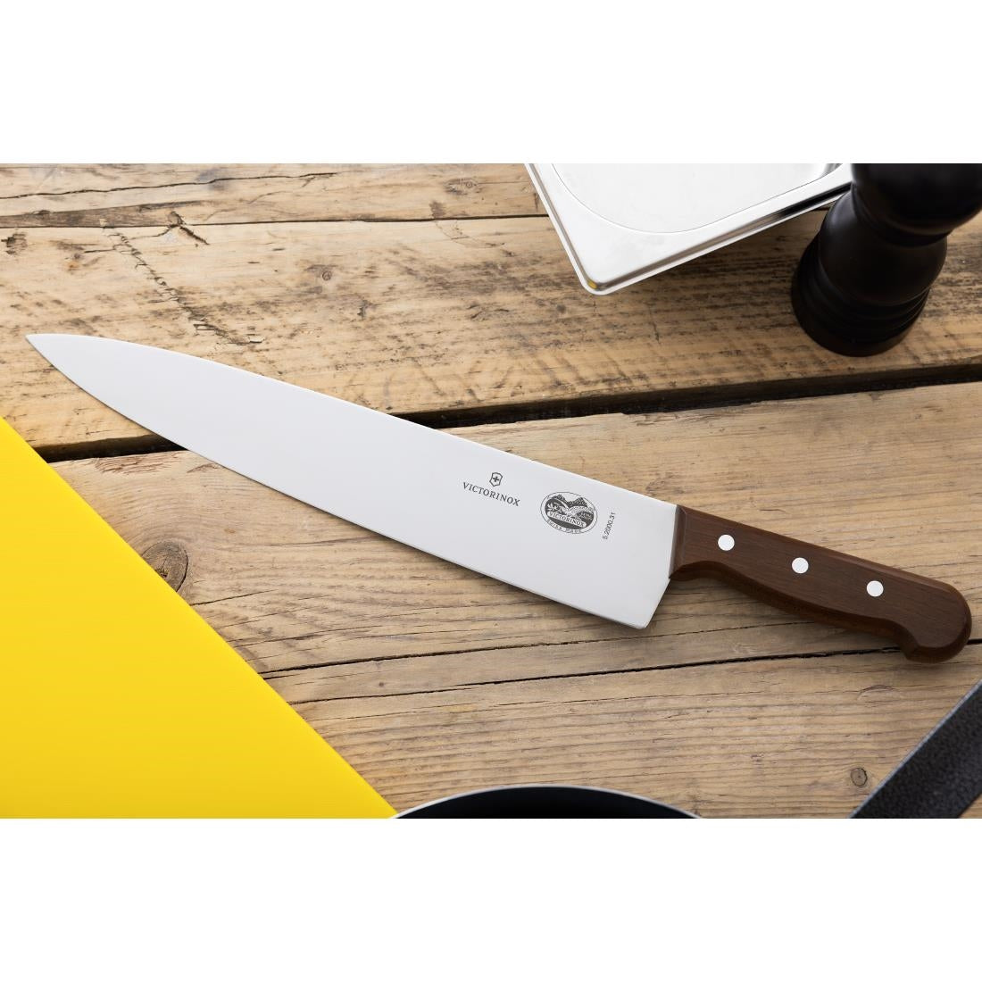 C607 Victorinox Wooden Handled Carving Knife 31cm