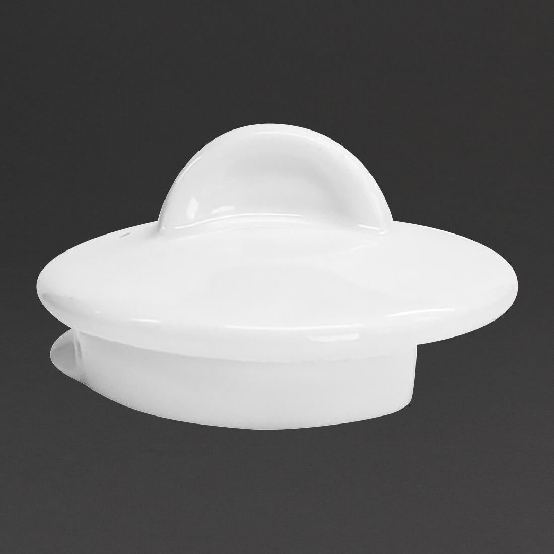 Lids For 710ml Churchill Alchemy White Teapots (6 Pack)
