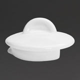 Lids For 1Ltr Churchill Alchemy White Teapots (6 Pack)