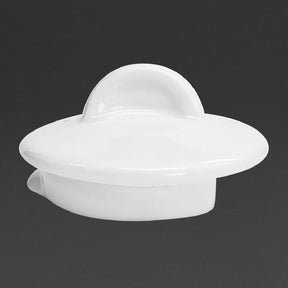 Lids For 1Ltr Churchill Alchemy White Teapots (6 Pack)