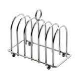 Pack Size 1 - DPS Tableware 6 Slice Chrome Toast Rack - CB0031 - JD Catering Equipments Ltd