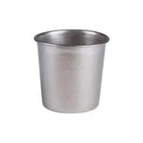 Pack Size 12 - DPS Tableware Antique Steel Chip Cup 85mm x 85mm - CB0093 - JD Catering Equipments Ltd