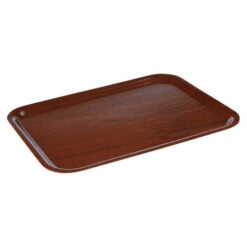 Pack Size 1 - DPS Tableware  Rectangular Mahogany Wood Tray 18" x 13.5" - CB1009