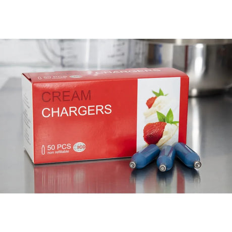 CB163 Vogue Cream Whipper Bulbs (Pack of 50) - JD Catering Equipment Solutions Ltd