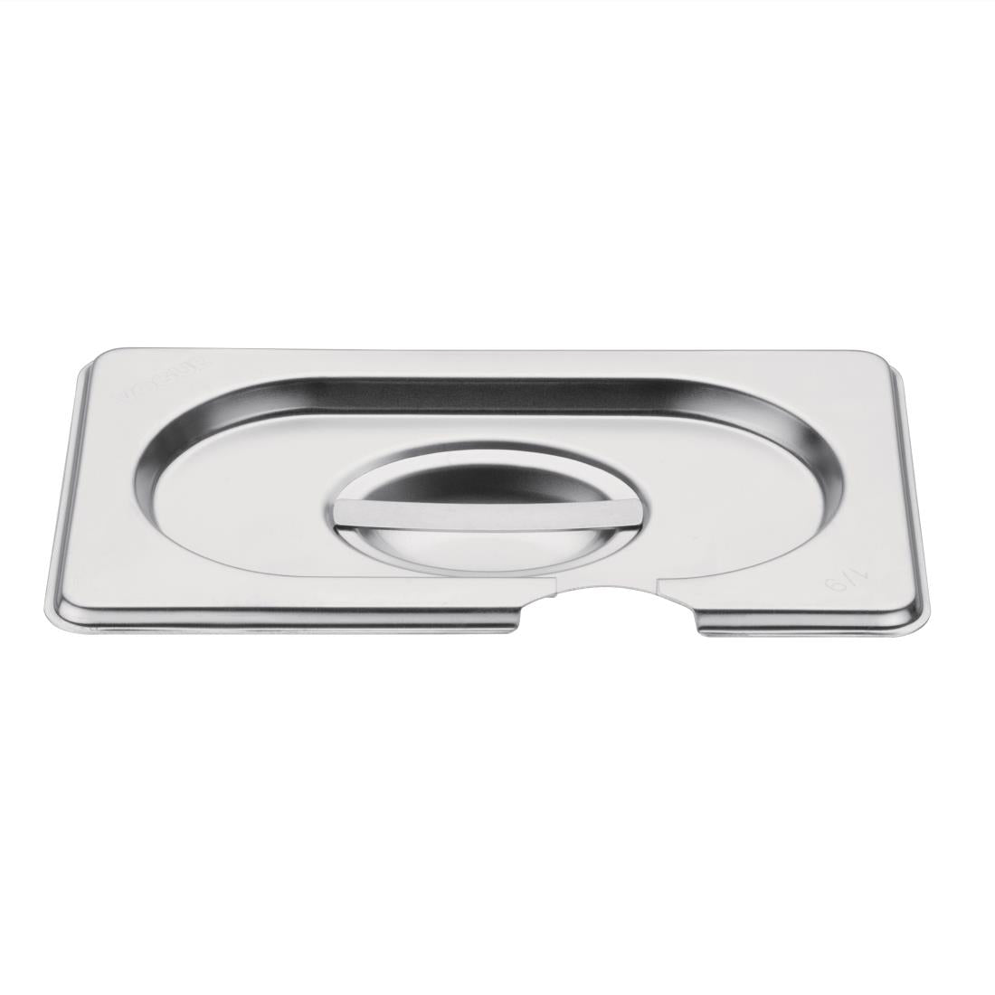 CB176 Vogue Stainless Steel 1/9 Gastronorm Notched Lid