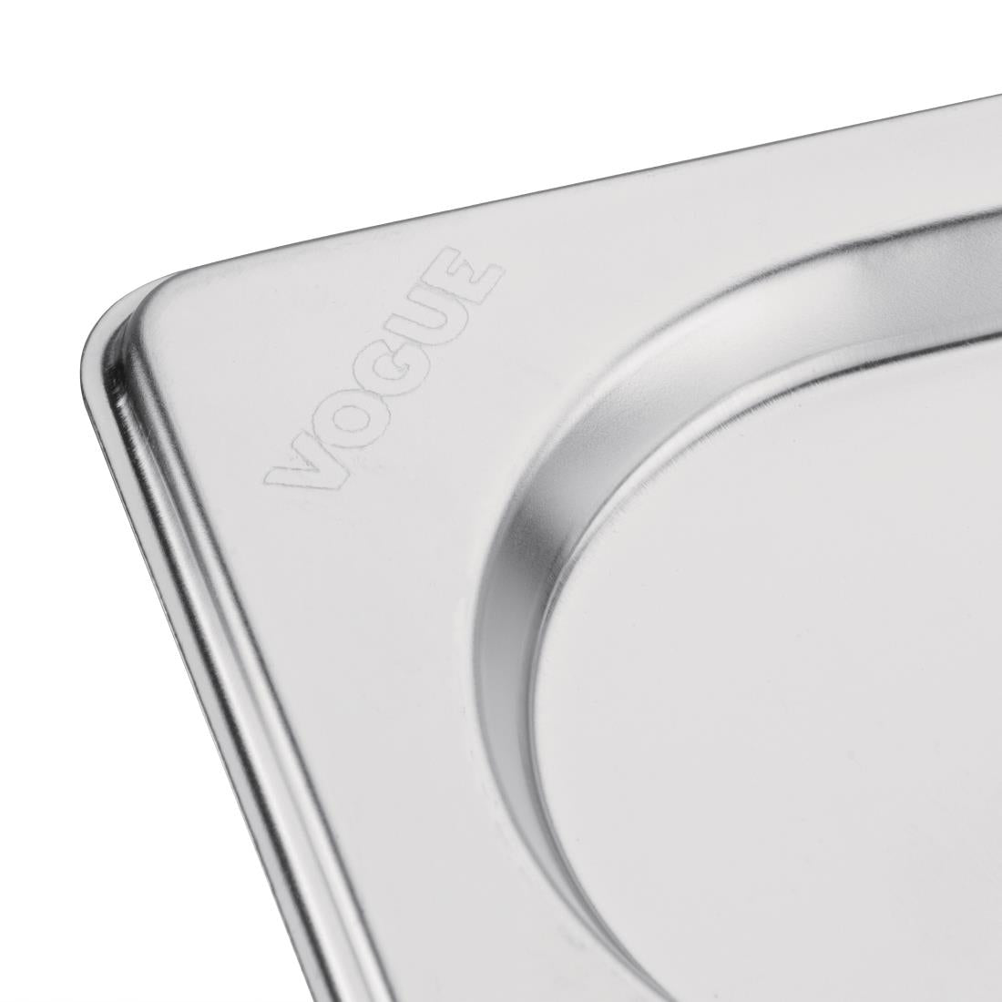 CB176 Vogue Stainless Steel 1/9 Gastronorm Notched Lid