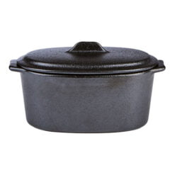 Pack Size 6 - Porcelite Oval Casserole Dish With Lid 15.7 x 9 x 8cm - CB4016