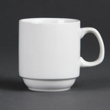 CB461 Olympia Whiteware Stacking Mugs 284ml 10oz (Pack of 12)