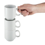 CB461 Olympia Whiteware Stacking Mugs 284ml 10oz (Pack of 12)