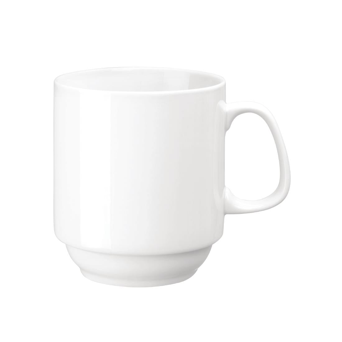 CB461 Olympia Whiteware Stacking Mugs 284ml 10oz (Pack of 12)