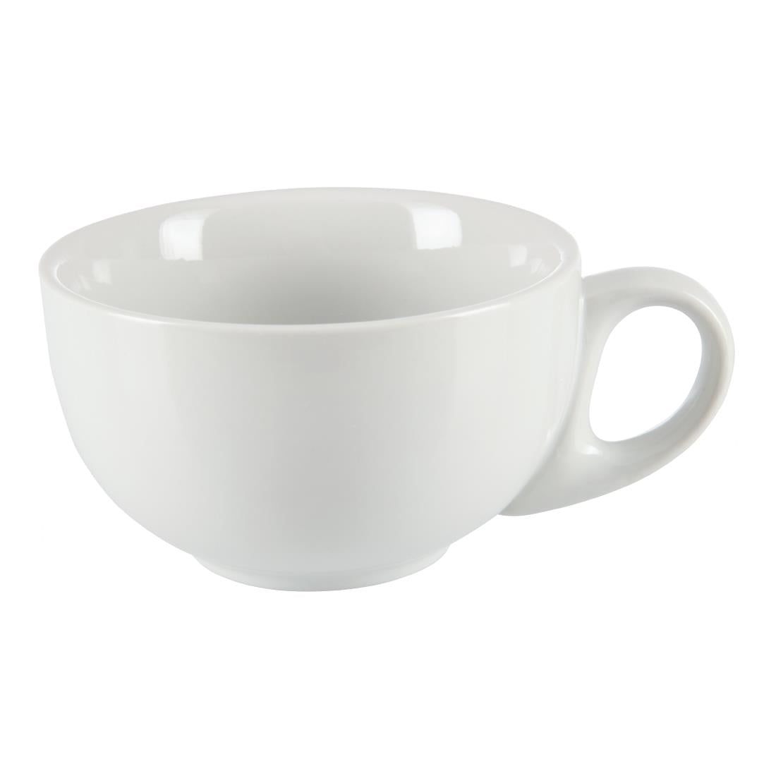 CB462 Olympia Whiteware Cappuccino Cups 10oz 284ml (Pack of 12)
