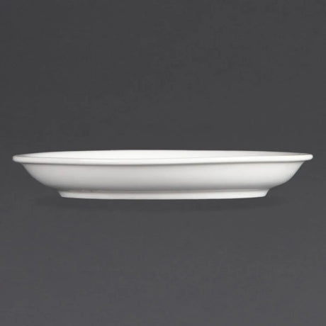 CB463 Olympia Whiteware Cappuccino Saucers 160mm (Pack of 12) - JD Catering Equipment Solutions Ltd