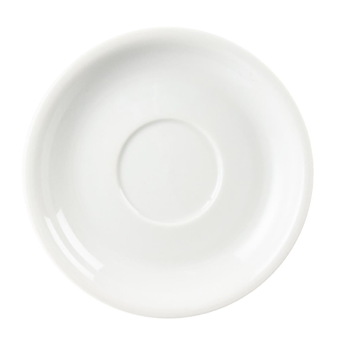 CB463 Olympia Whiteware Cappuccino Saucers 160mm (Pack of 12)