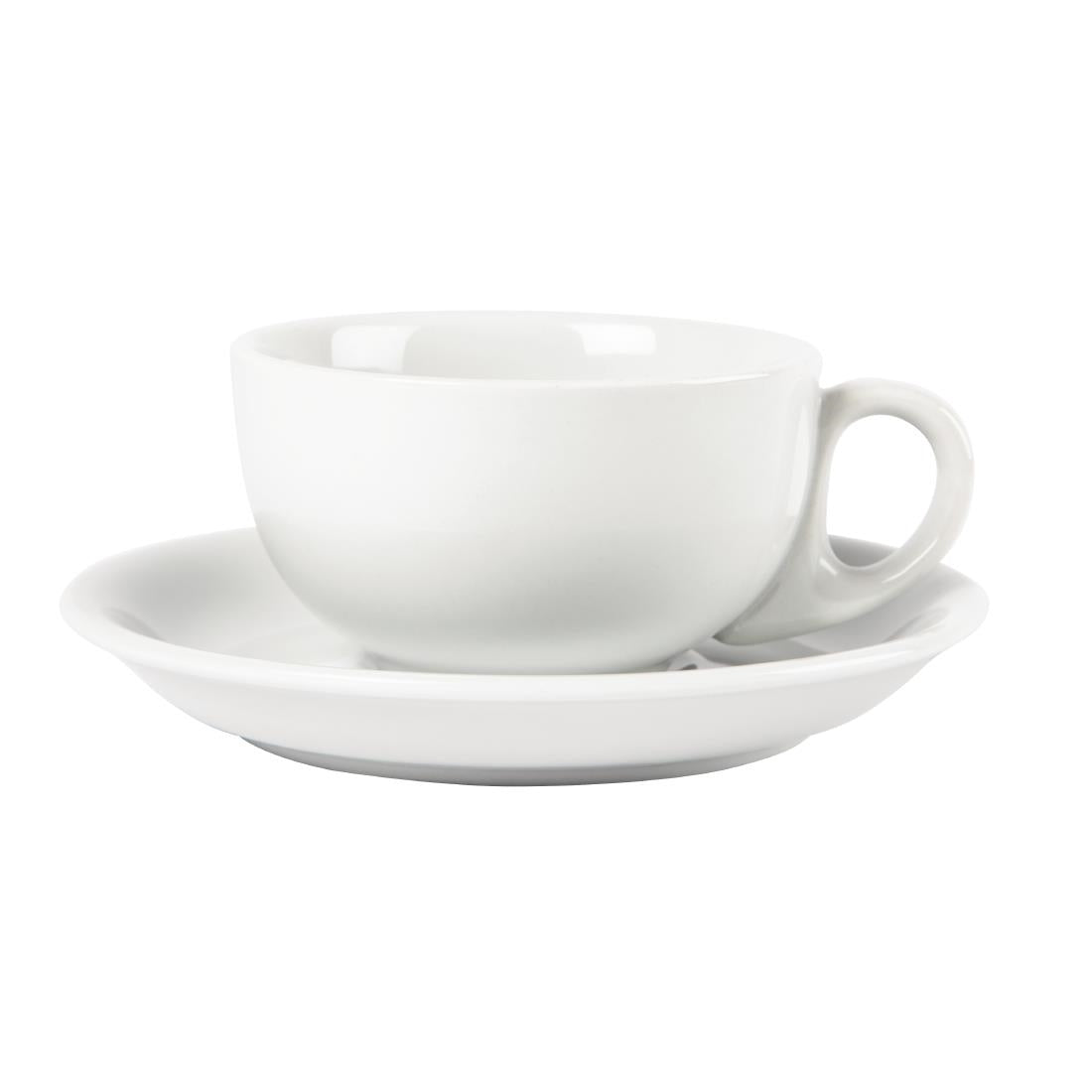 CB470 Olympia Whiteware Cappuccino Saucers (Pack of 12)