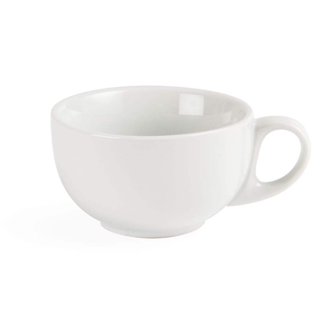 CB469 Olympia Whiteware Cappuccino Cups 200ml 7oz (Pack of 12)