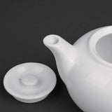 CB473 Olympia Whiteware Teapots 426ml (Pack of 4)