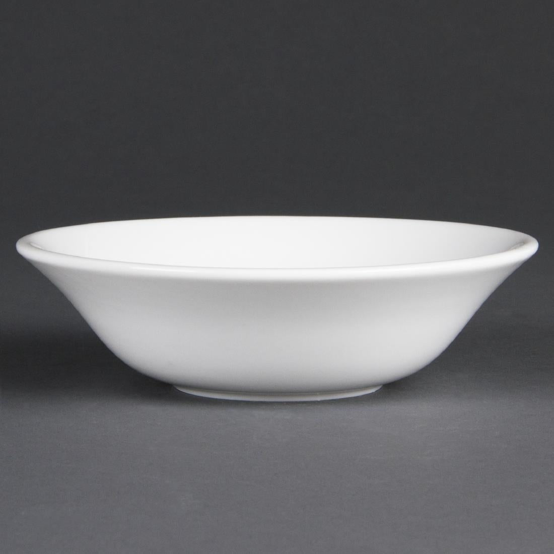 CB475 Olympia Whiteware Oatmeal Bowls 150mm 300ml (Pack of 12)
