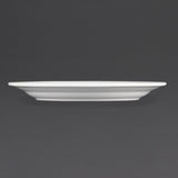 CB480 Olympia Whiteware Wide Rimmed Plates 230mm (Pack of 12)