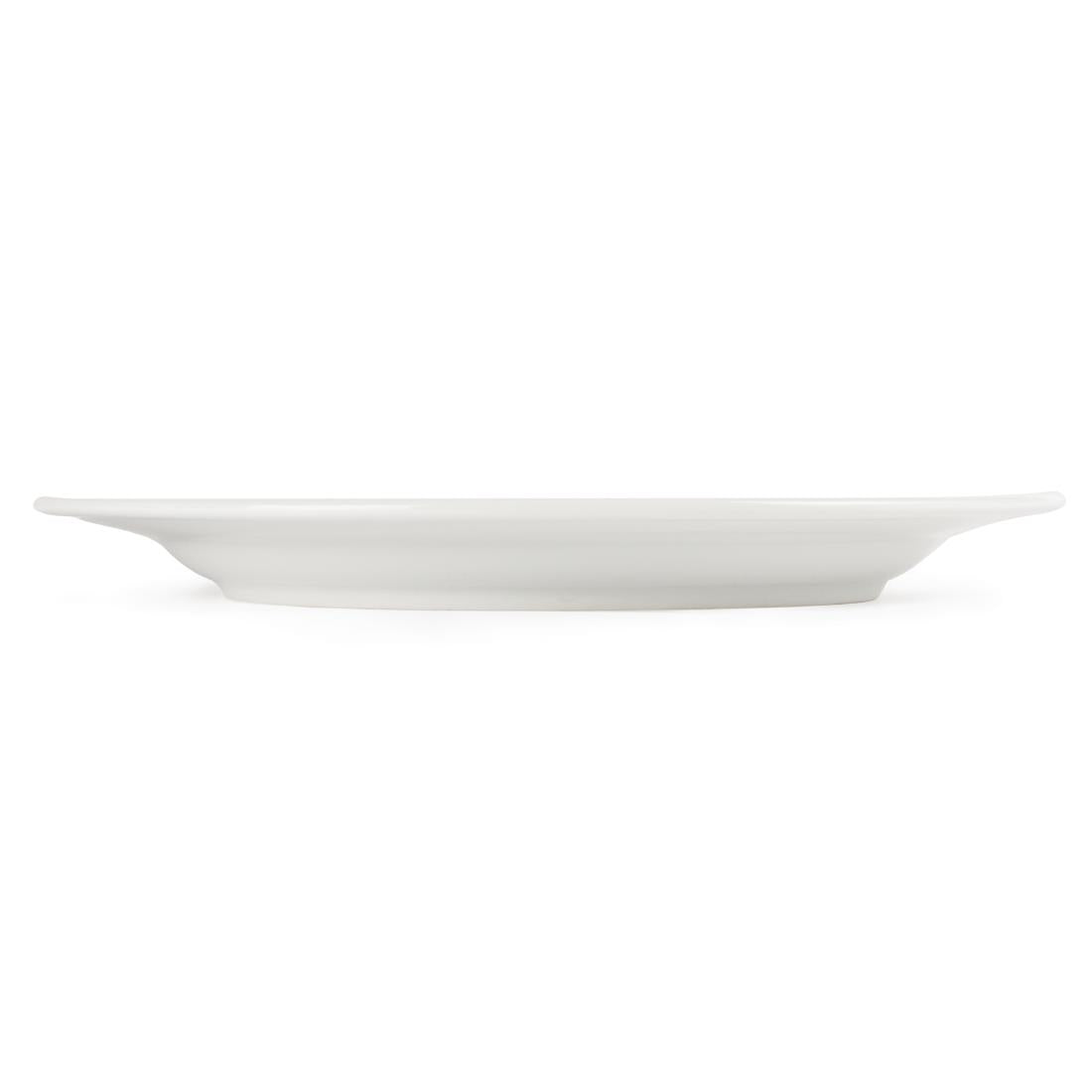 CB482 Olympia Whiteware Wide Rimmed Plates 280mm (Pack of 6)