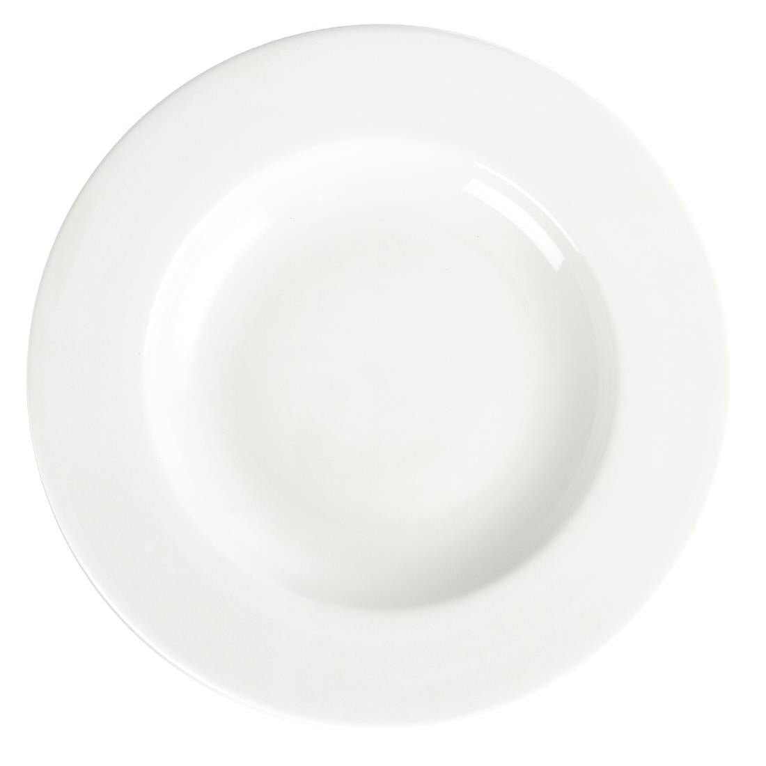 CB485 Olympia Whiteware Pasta Plates 310mm (Pack of 4)
