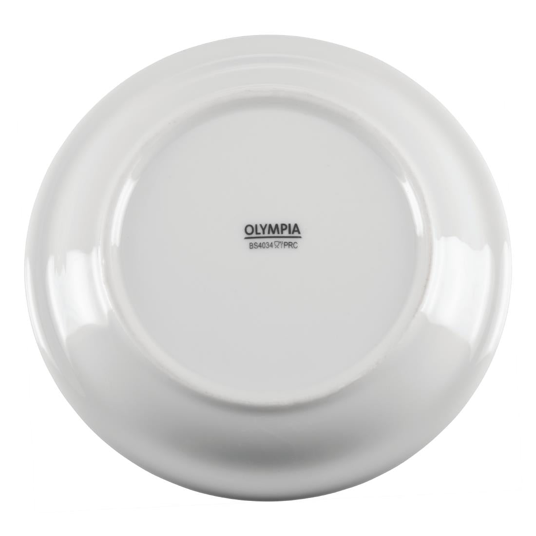 CB486 Olympia Whiteware Narrow Rimmed Plates 150mm (Pack of 12)