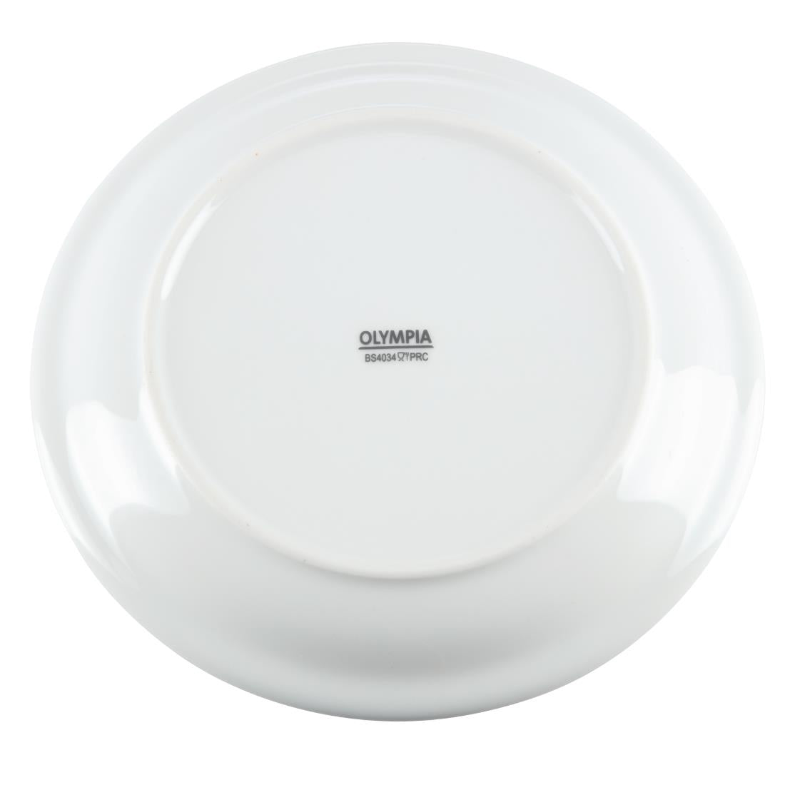 CB487 Olympia Whiteware Narrow Rimmed Plates 180mm (Pack of 12)