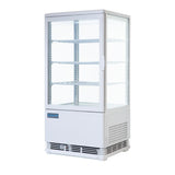 CX576 Polar C-Series Energy Efficient Curved Door Display Fridge White 86Ltr