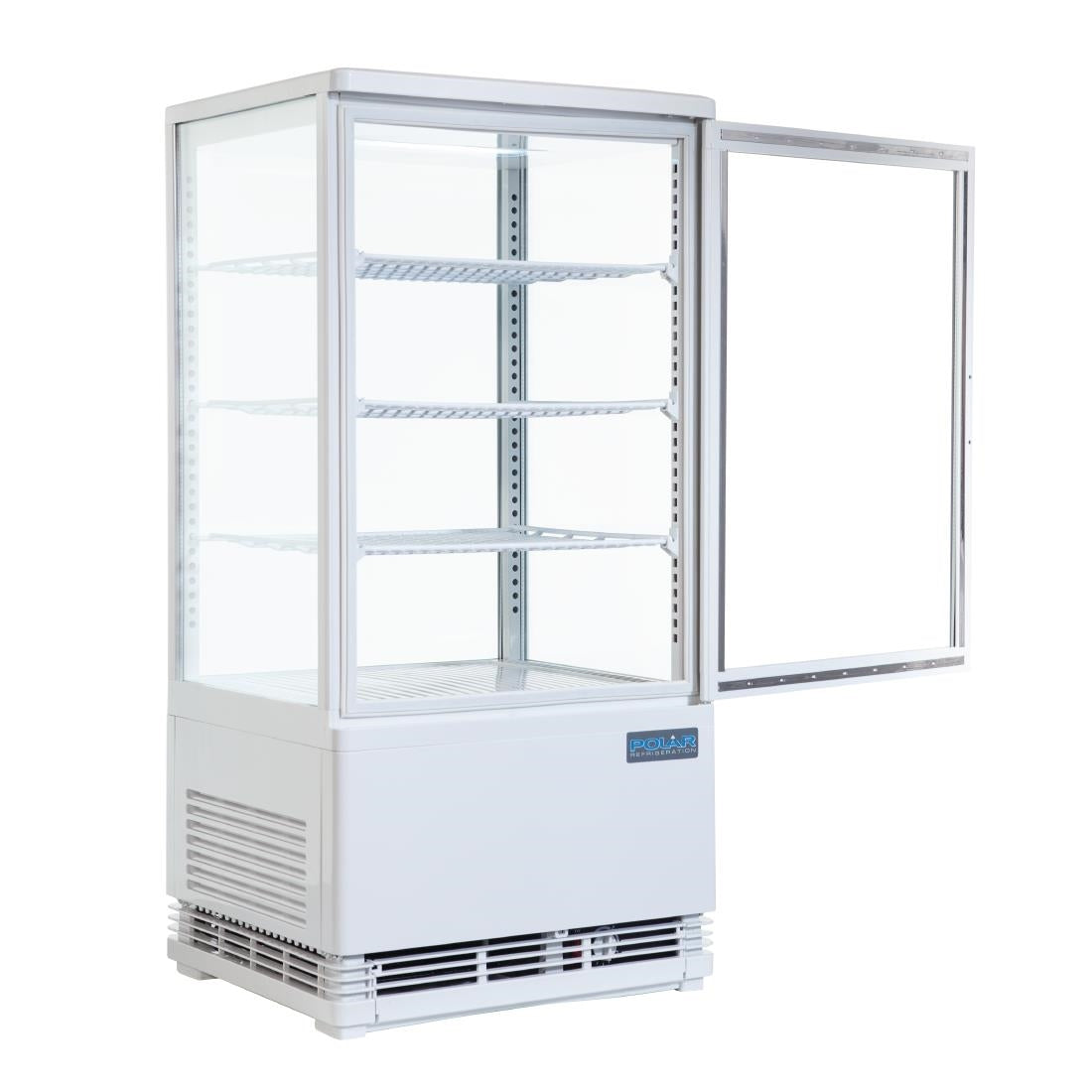 CX578 Polar C-Series Energy Efficient Display Fridge White 68Ltr