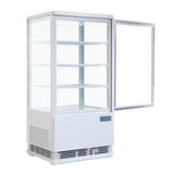 CX578 Polar C-Series Energy Efficient Display Fridge White 68Ltr