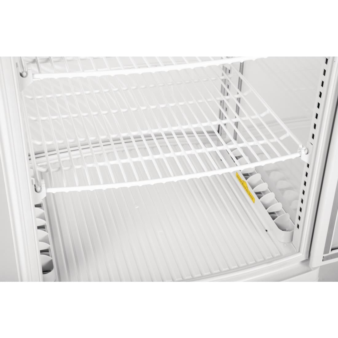 CX576 Polar C-Series Energy Efficient Curved Door Display Fridge White 86Ltr