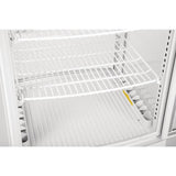 CX576 Polar C-Series Energy Efficient Curved Door Display Fridge White 86Ltr