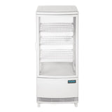 CX576 Polar C-Series Energy Efficient Curved Door Display Fridge White 86Ltr