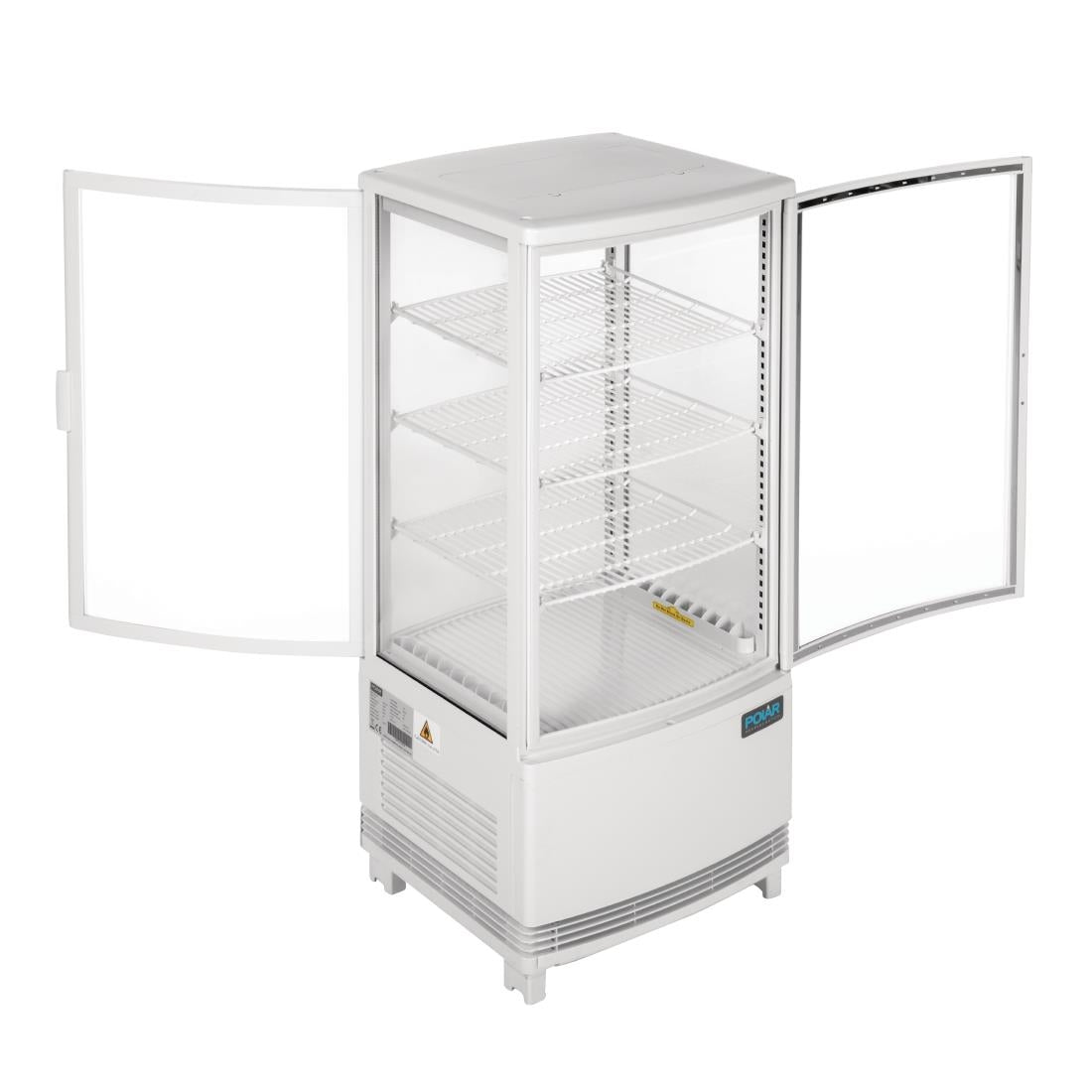 CB507 Polar C-Series Curved Door Display Fridge White