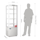 CX575 Polar C-Series Energy Efficient Curved Door Display Fridge White 235Ltr - JD Catering Equipments Ltd