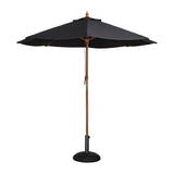 CB514 Bolero Round Parasol 2.5m Diameter Black