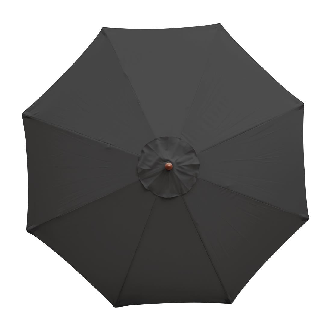 CB514 Bolero Round Parasol 2.5m Diameter Black