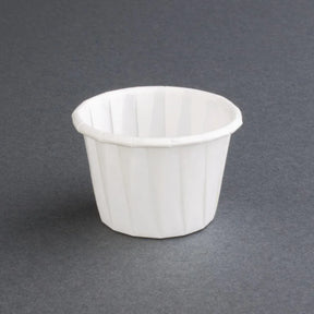 CX080 Recyclable Paper Sauce Pots Small 1oz (Pack of 250) - JD Catering Equipment Solutions Ltd
