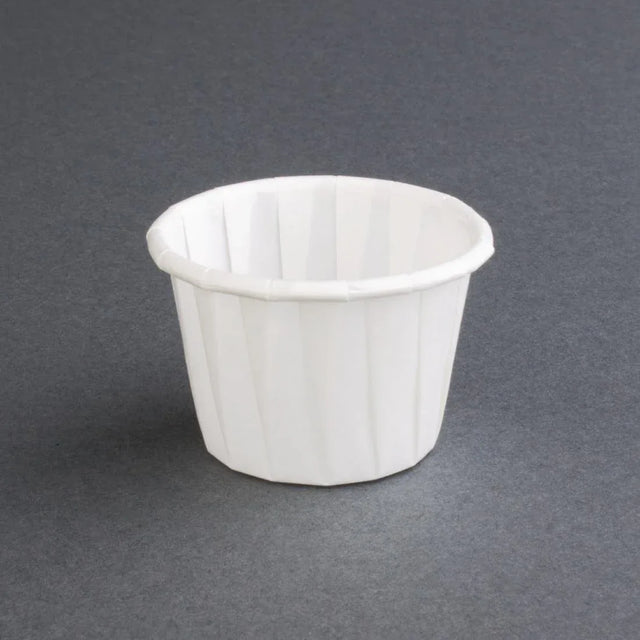 CX080 Recyclable Paper Sauce Pots Small 1oz (Pack of 250) - JD Catering Equipment Solutions Ltd