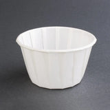 CX082 Recyclable Paper Sauce Pots Large 4oz (Pack of 250) - JD Catering Equipment Solutions Ltd