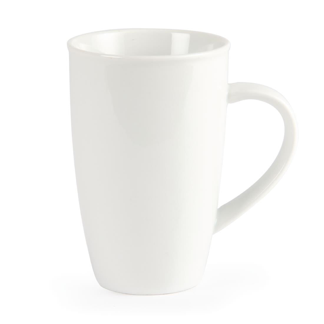 CB700 Olympia Whiteware Latte Mugs 400ml 14oz (Pack of 6)