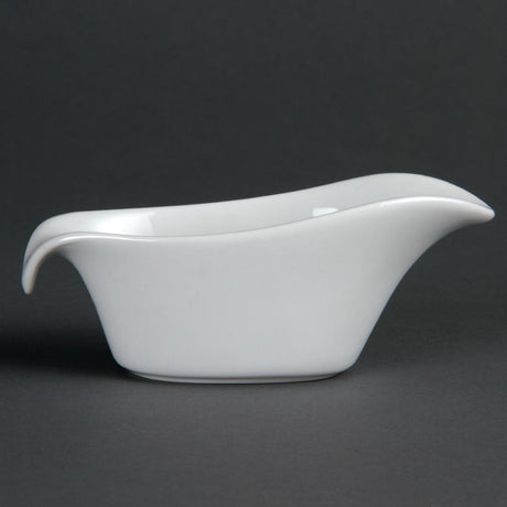 CB707 Olympia Whiteware Gravy Boats 85ml 3oz (Pack of 6)