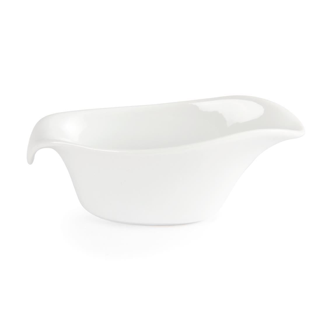CB707 Olympia Whiteware Gravy Boats 85ml 3oz (Pack of 6)