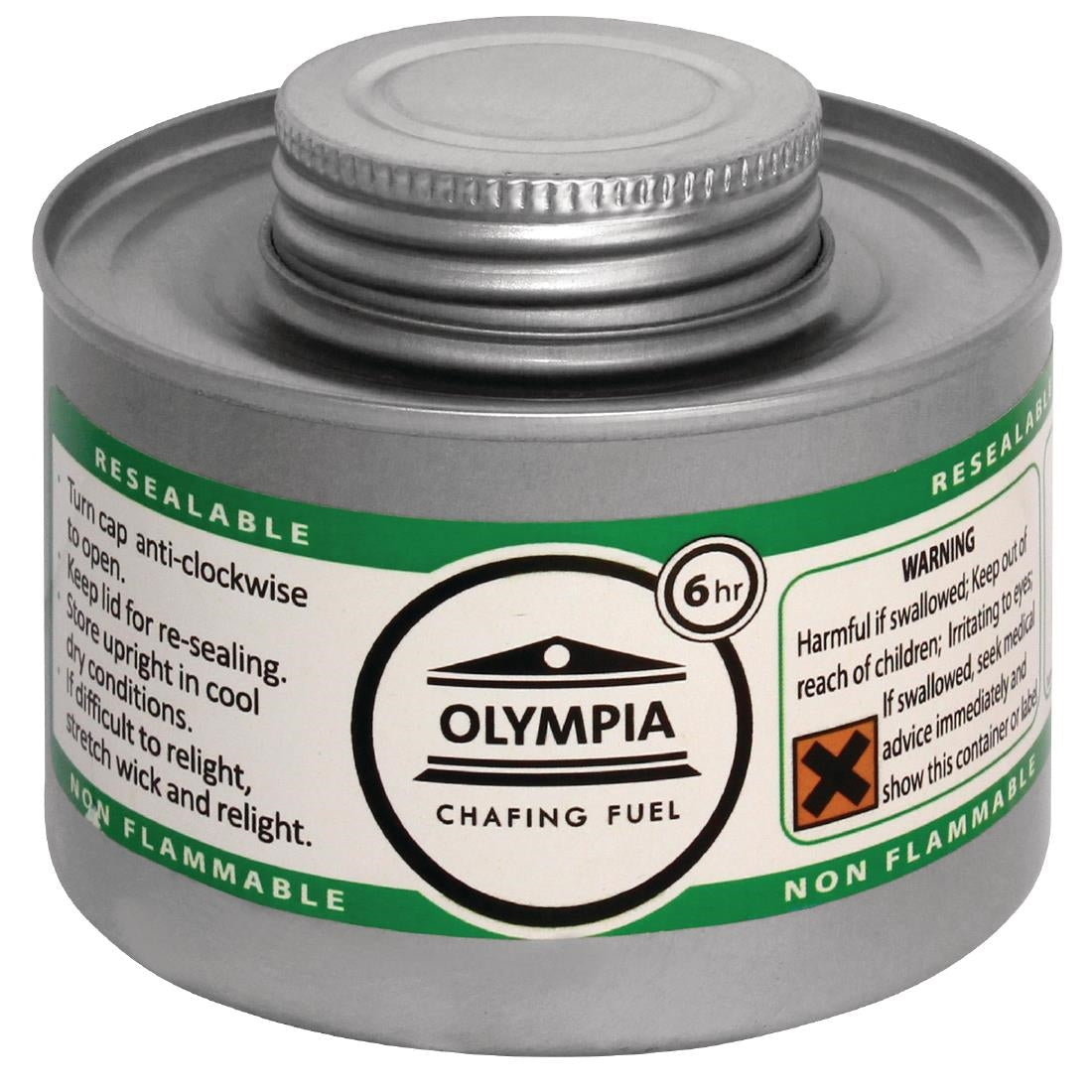CB735 Olympia Liquid Chafing Fuel With Wick 6 Hour (Pack of 12)