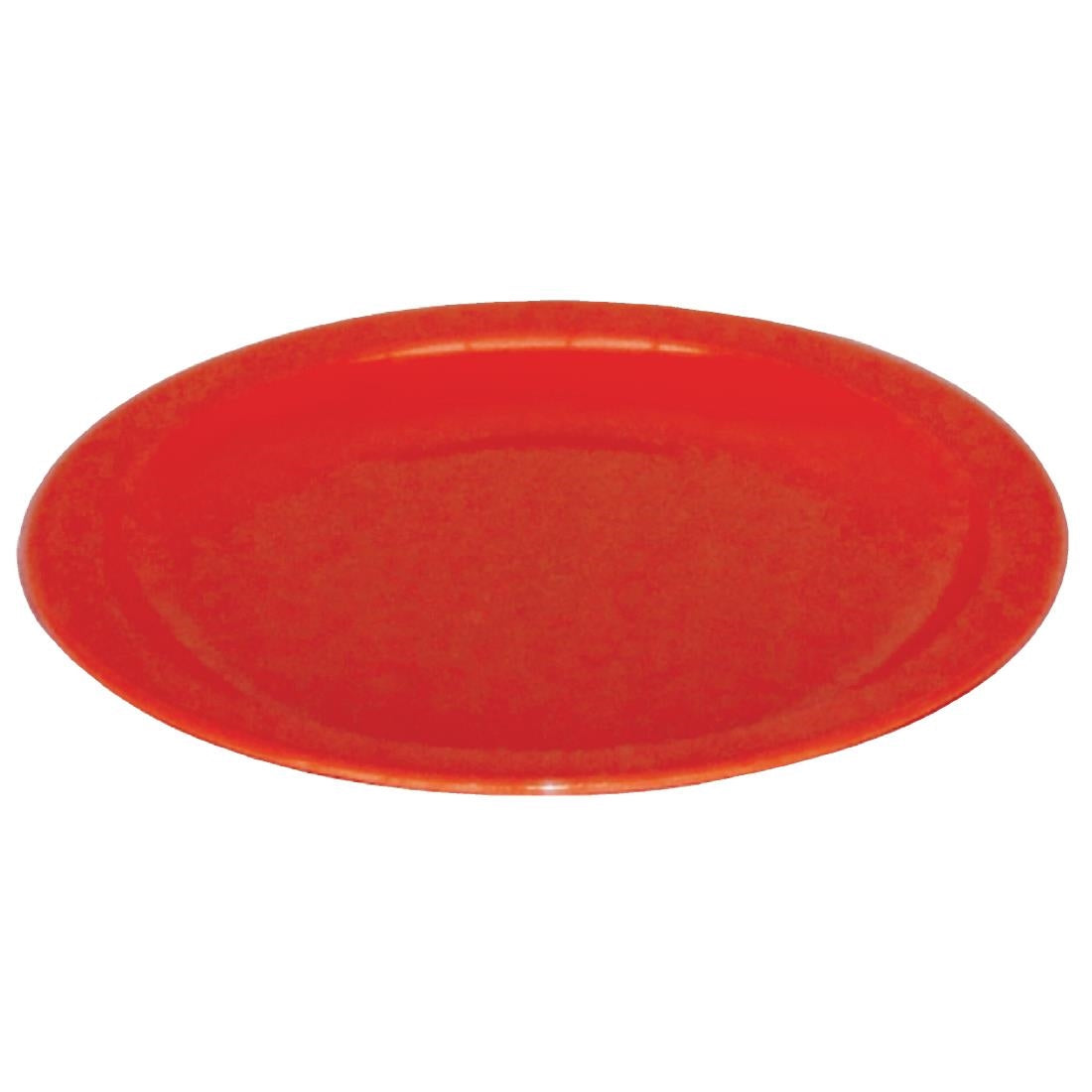 CB770 Olympia Kristallon Polycarbonate Plates Red 230mm (Pack of 12)