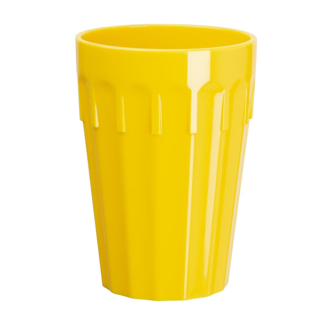 CB775 Olympia Kristallon Polycarbonate Tumblers Yellow 260ml (Pack of 12)