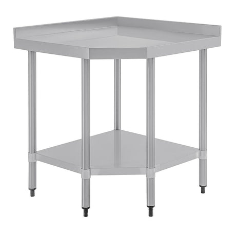 CB907 Vogue Stainless Steel Corner Table 600mm