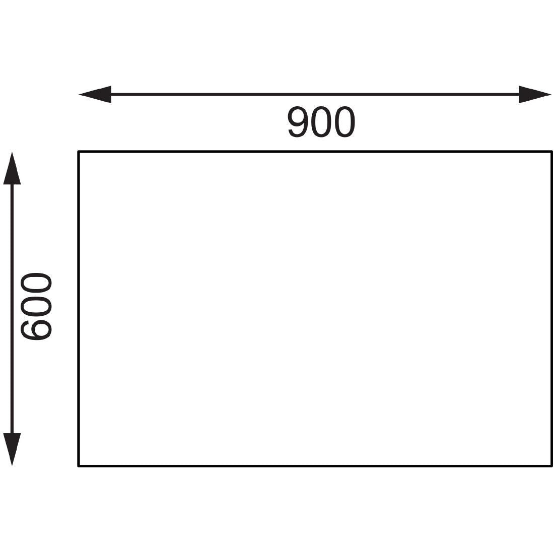 CB911 Vogue Stainless Steel Chopping Board Table 900mm